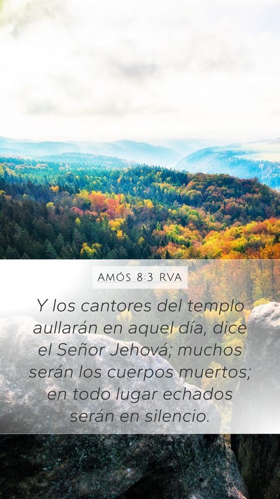 Amós 8:3 RVA Bible Verse Image