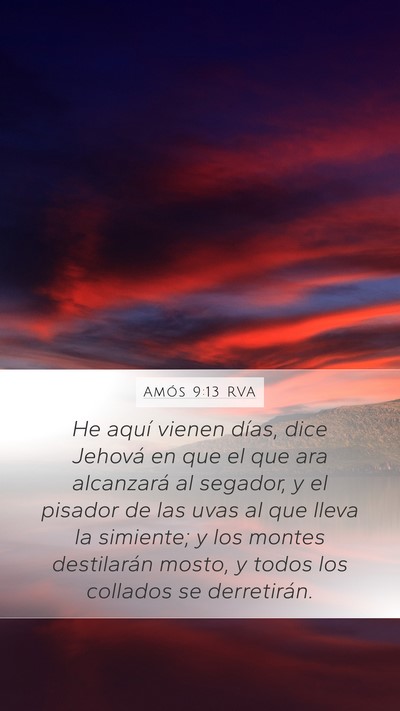 Amós 9:13 RVA Bible Verse Image