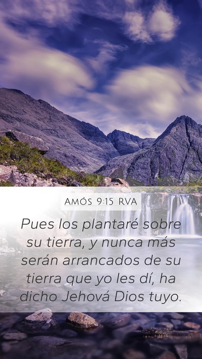 Amós 9:15 RVA Bible Verse Image