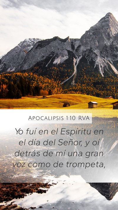 Apocalipsis 1:10 RVA Bible Verse Image