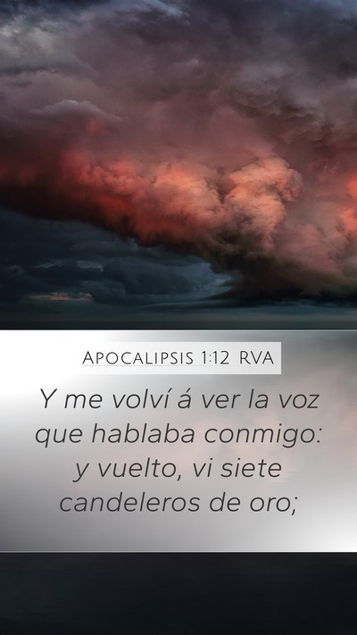 Apocalipsis 1:12 RVA Bible Verse Image