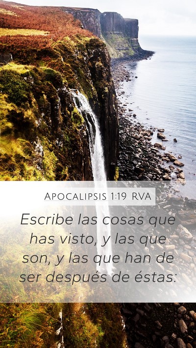 Apocalipsis 1:19 RVA Bible Verse Image