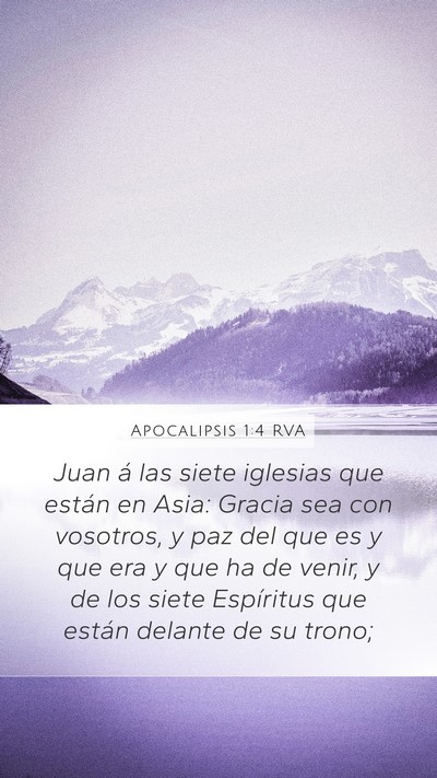 Apocalipsis 1:4 RVA Bible Verse Image