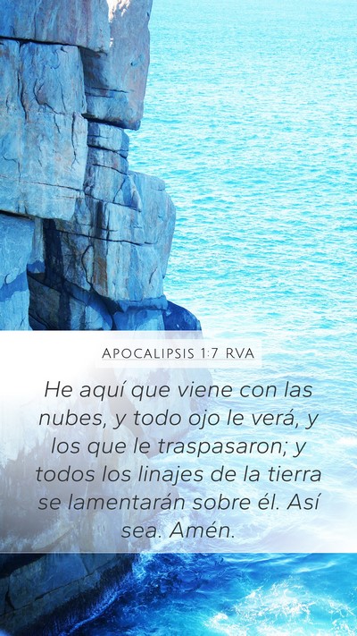 Apocalipsis 1:7 RVA Bible Verse Image
