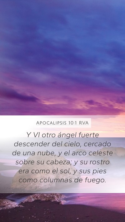 Apocalipsis 10:1 RVA Bible Verse Image
