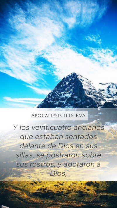Apocalipsis 11:16 RVA Bible Verse Image