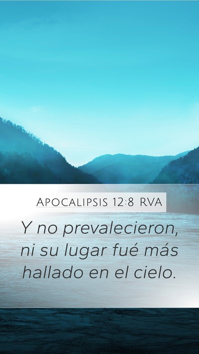 Apocalipsis 12:8 RVA Bible Verse Image