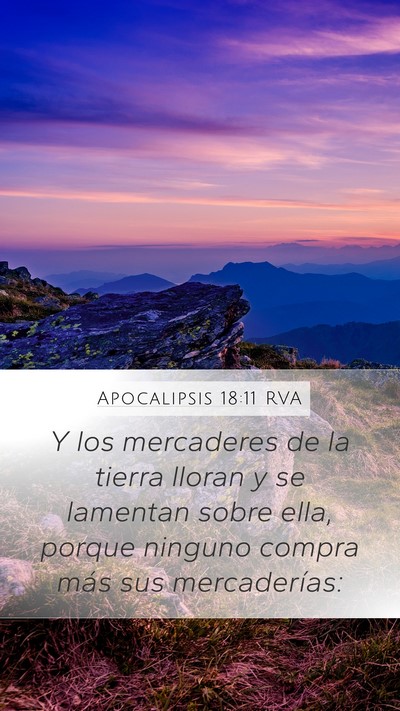 Apocalipsis 18:11 RVA Bible Verse Image