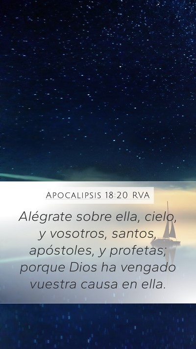 Apocalipsis 18:20 RVA Bible Verse Image