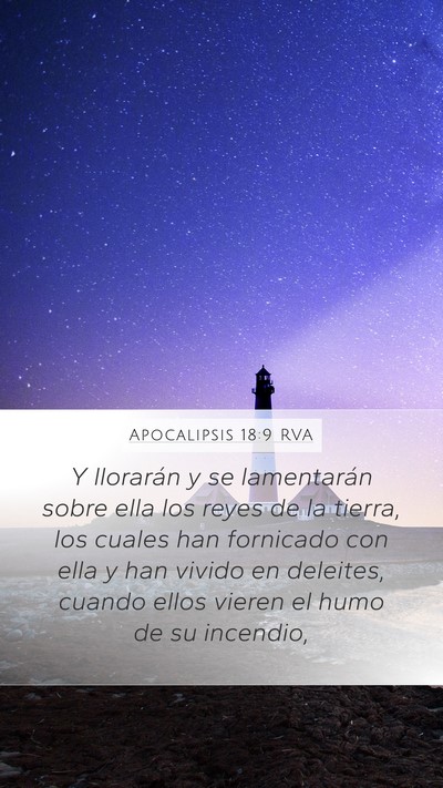 Apocalipsis 18:9 RVA Bible Verse Image