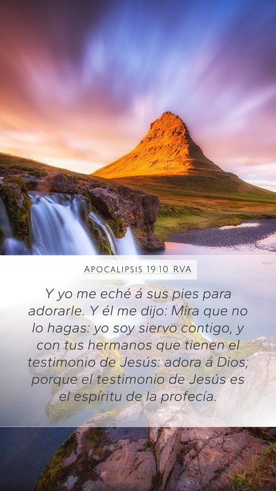 Apocalipsis 19:10 RVA Bible Verse Image