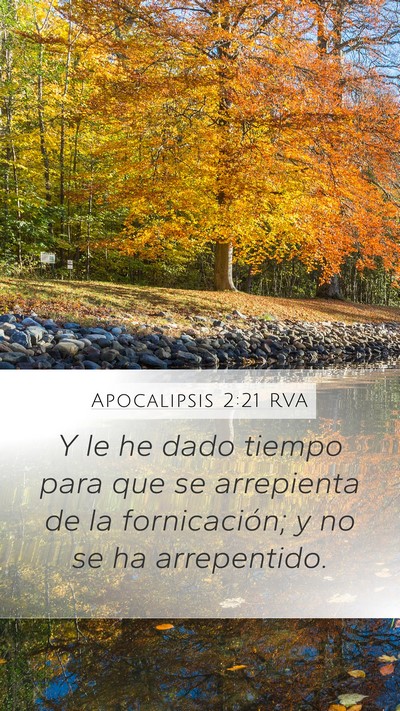 Apocalipsis 2:21 RVA Bible Verse Image
