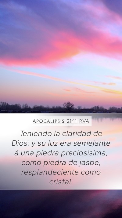 Apocalipsis 21:11 RVA Bible Verse Image