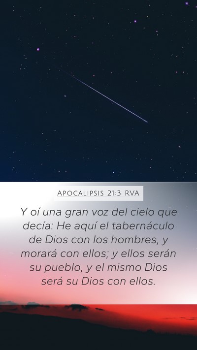Apocalipsis 21:3 RVA Bible Verse Image