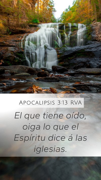 Apocalipsis 3:13 RVA Bible Verse Image