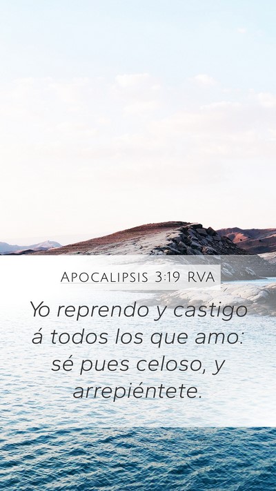 Apocalipsis 3:19 RVA Bible Verse Image