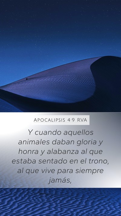 Apocalipsis 4:9 RVA Bible Verse Image