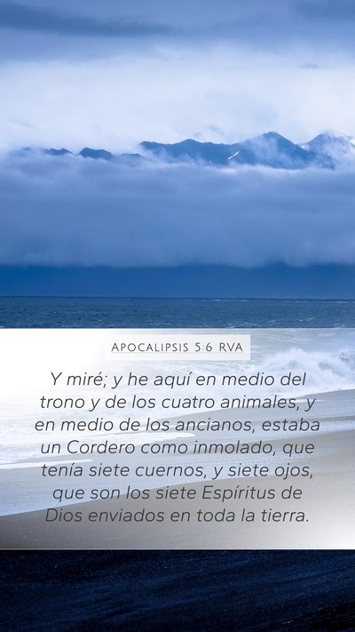 Apocalipsis 5:6 RVA Bible Verse Image