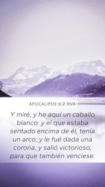 Apocalipsis 6:2 RVA Bible Verse Image