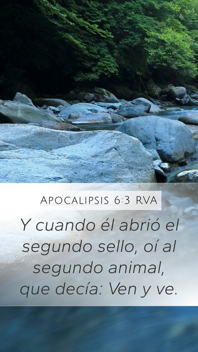 Apocalipsis 6:3 RVA Bible Verse Image