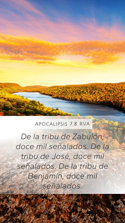 Apocalipsis 7:8 RVA Bible Verse Image
