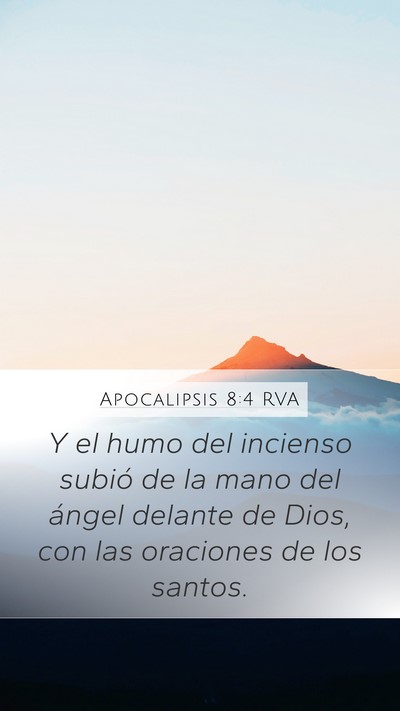 Apocalipsis 8:4 RVA Bible Verse Image
