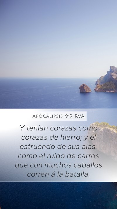 Apocalipsis 9:9 RVA Bible Verse Image