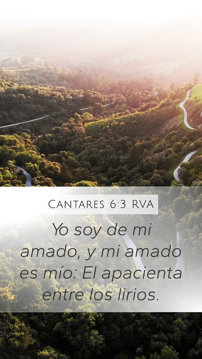 Cantares 6:3 RVA Bible Verse Image