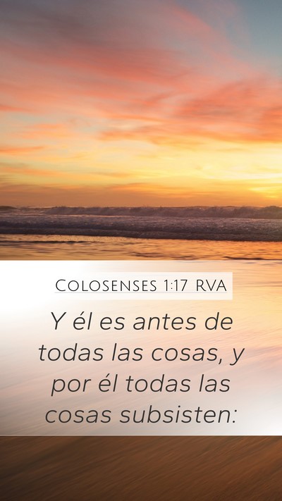 Colosenses 1:17 RVA Bible Verse Image