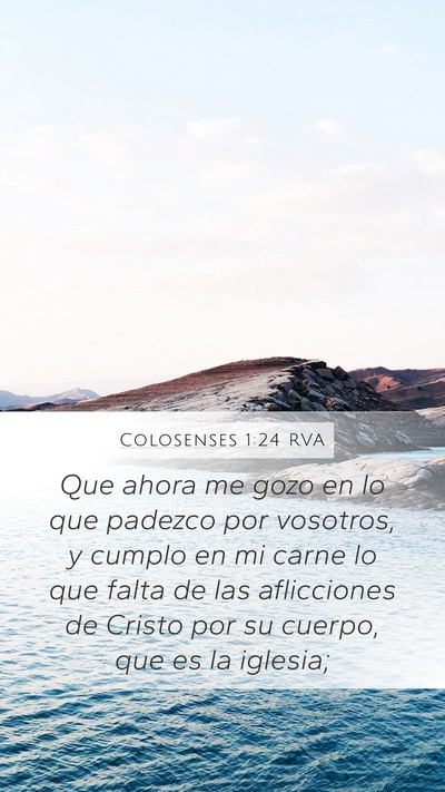 Colosenses 1:24 RVA Bible Verse Image