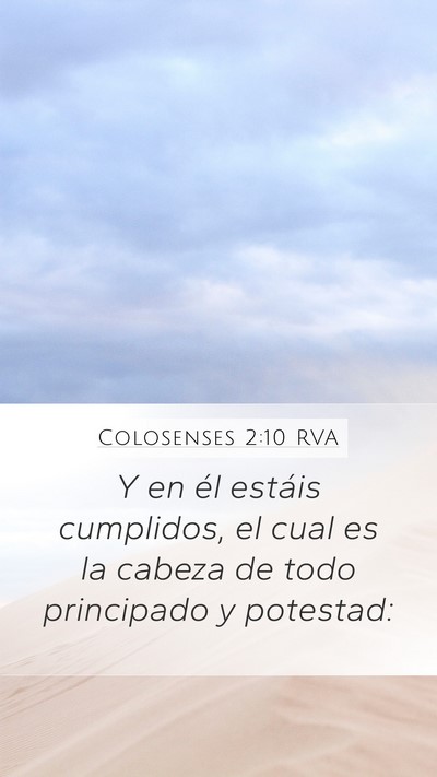 Colosenses 2:10 RVA Bible Verse Image
