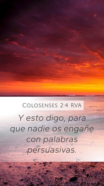 Colosenses 2:4 RVA Bible Verse Image