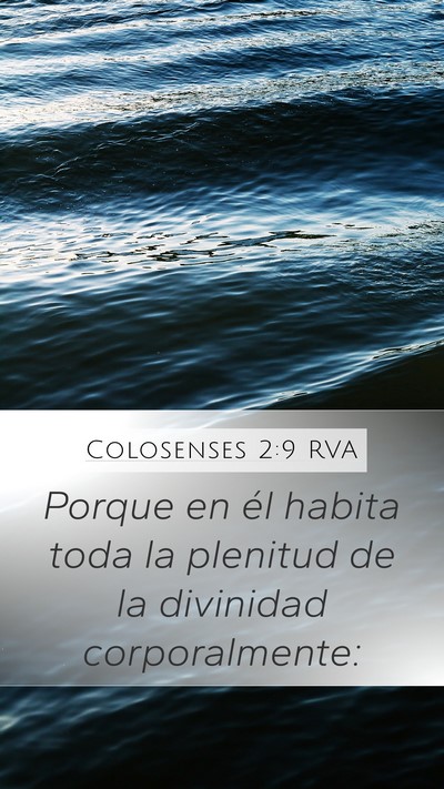 Colosenses 2:9 RVA Bible Verse Image