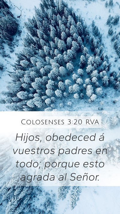 Colosenses 3:20 RVA Bible Verse Image