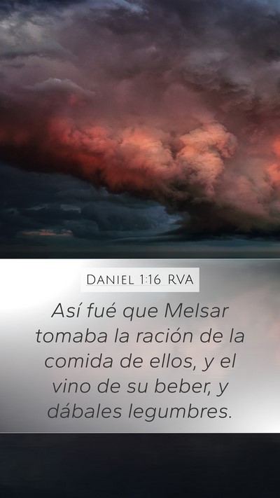 Daniel 1:16 RVA Bible Verse Image