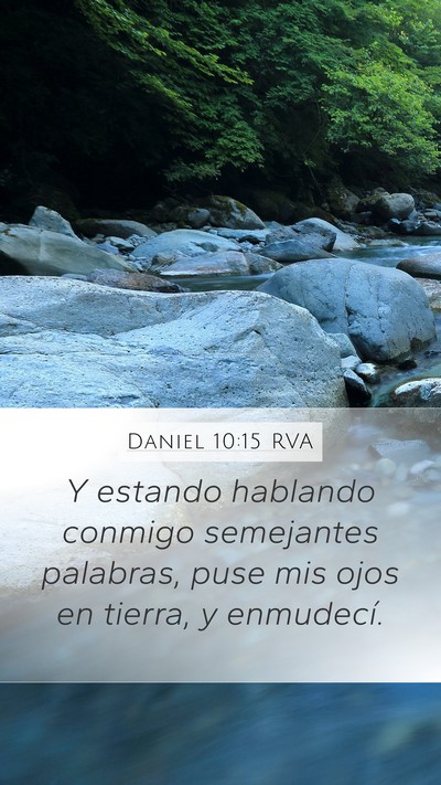 Daniel 10:15 RVA Bible Verse Image