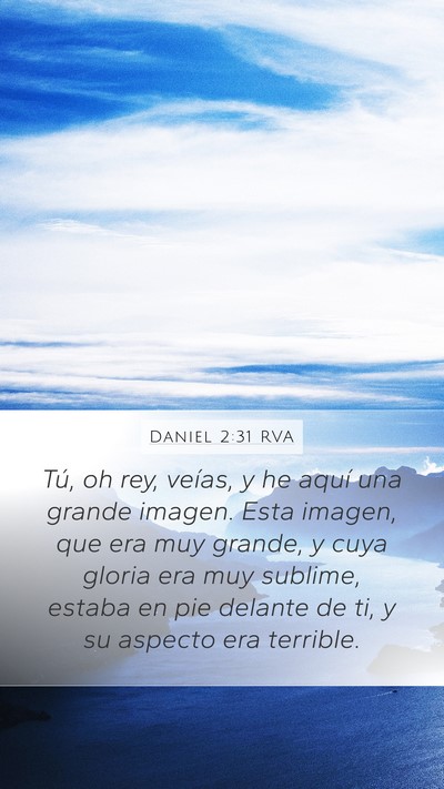 Daniel 2:31 RVA Bible Verse Image