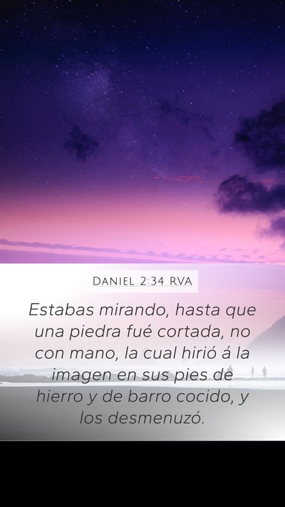 Daniel 2:34 RVA Bible Verse Image