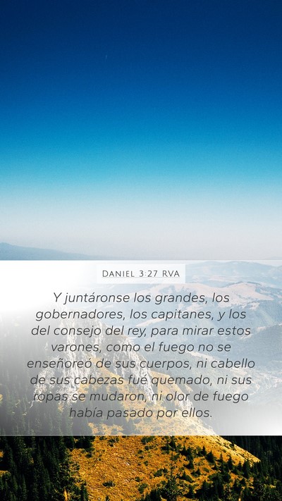Daniel 3:27 RVA Bible Verse Image