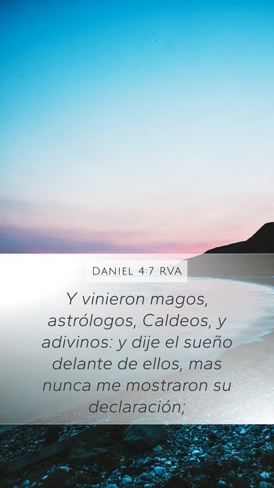 Daniel 4:7 RVA Bible Verse Image