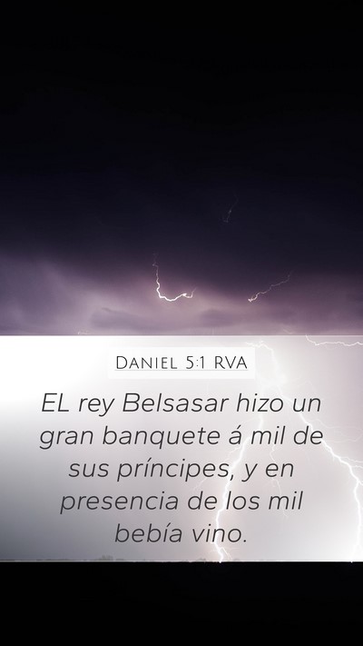 Daniel 5:1 RVA Bible Verse Image
