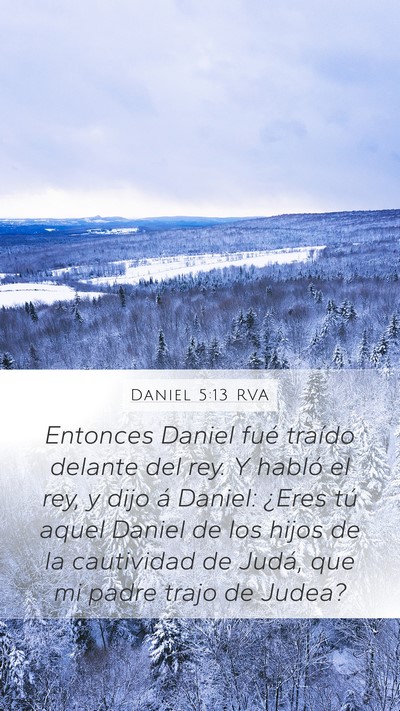 Daniel 5:13 RVA Bible Verse Image