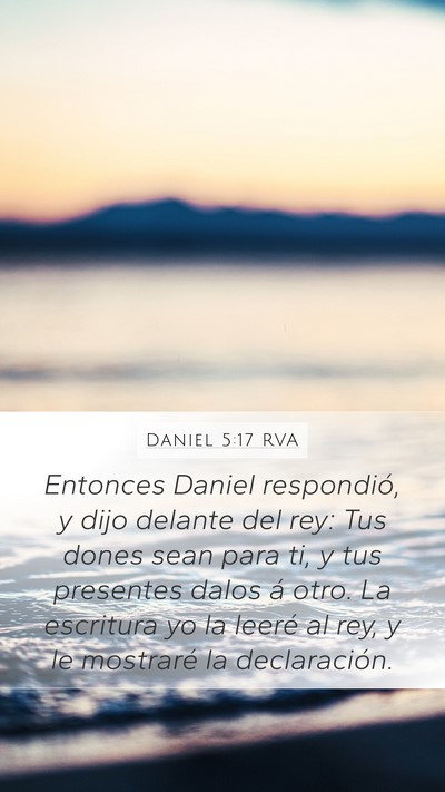 Daniel 5:17 RVA Bible Verse Image