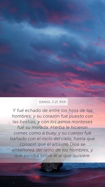 Daniel 5:21 RVA Bible Verse Image