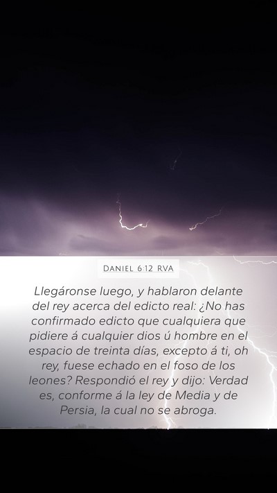 Daniel 6:12 RVA Bible Verse Image