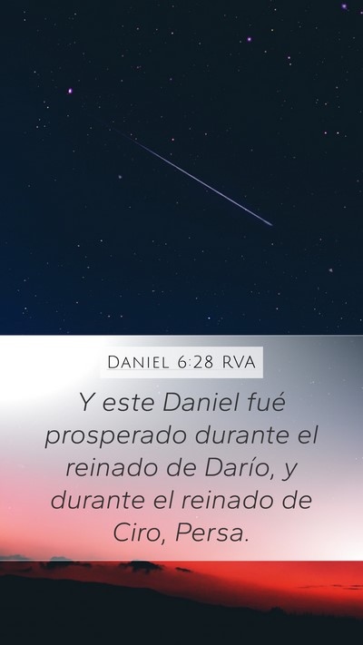 Daniel 6:28 RVA Bible Verse Image
