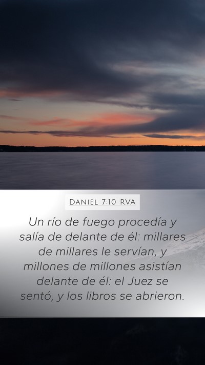 Daniel 7:10 RVA Bible Verse Image