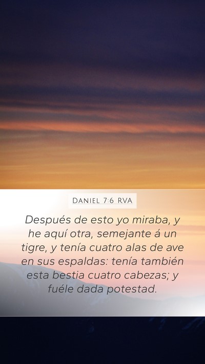 Daniel 7:6 RVA Bible Verse Image