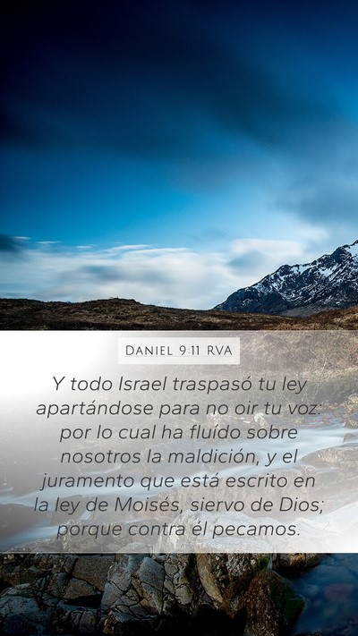 Daniel 9:11 RVA Bible Verse Image