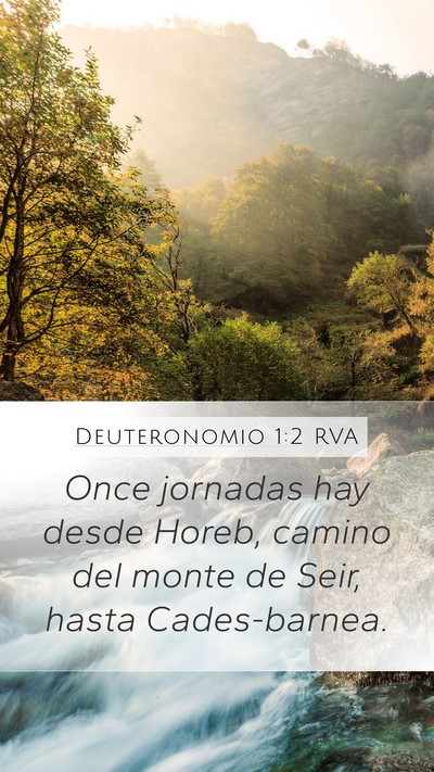 Deuteronomio 1:2 RVA Bible Verse Image